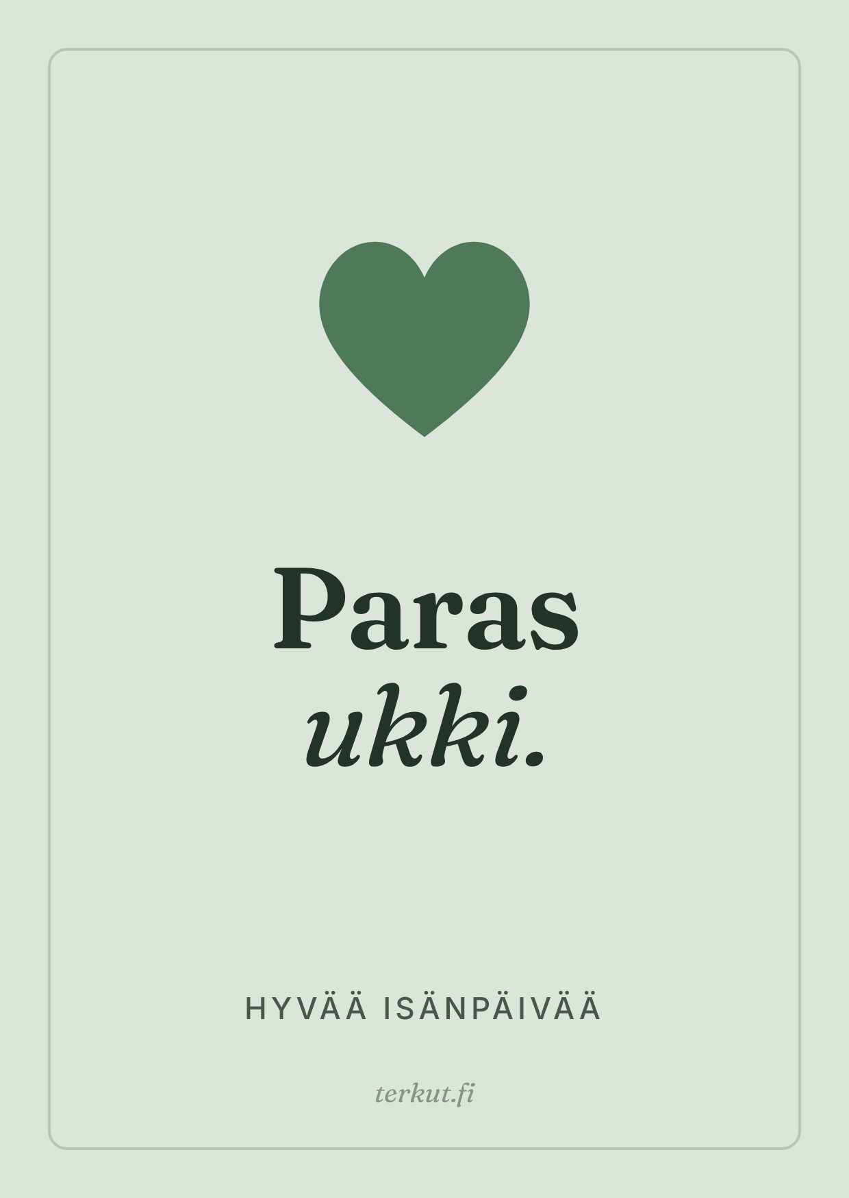 Paras ukki